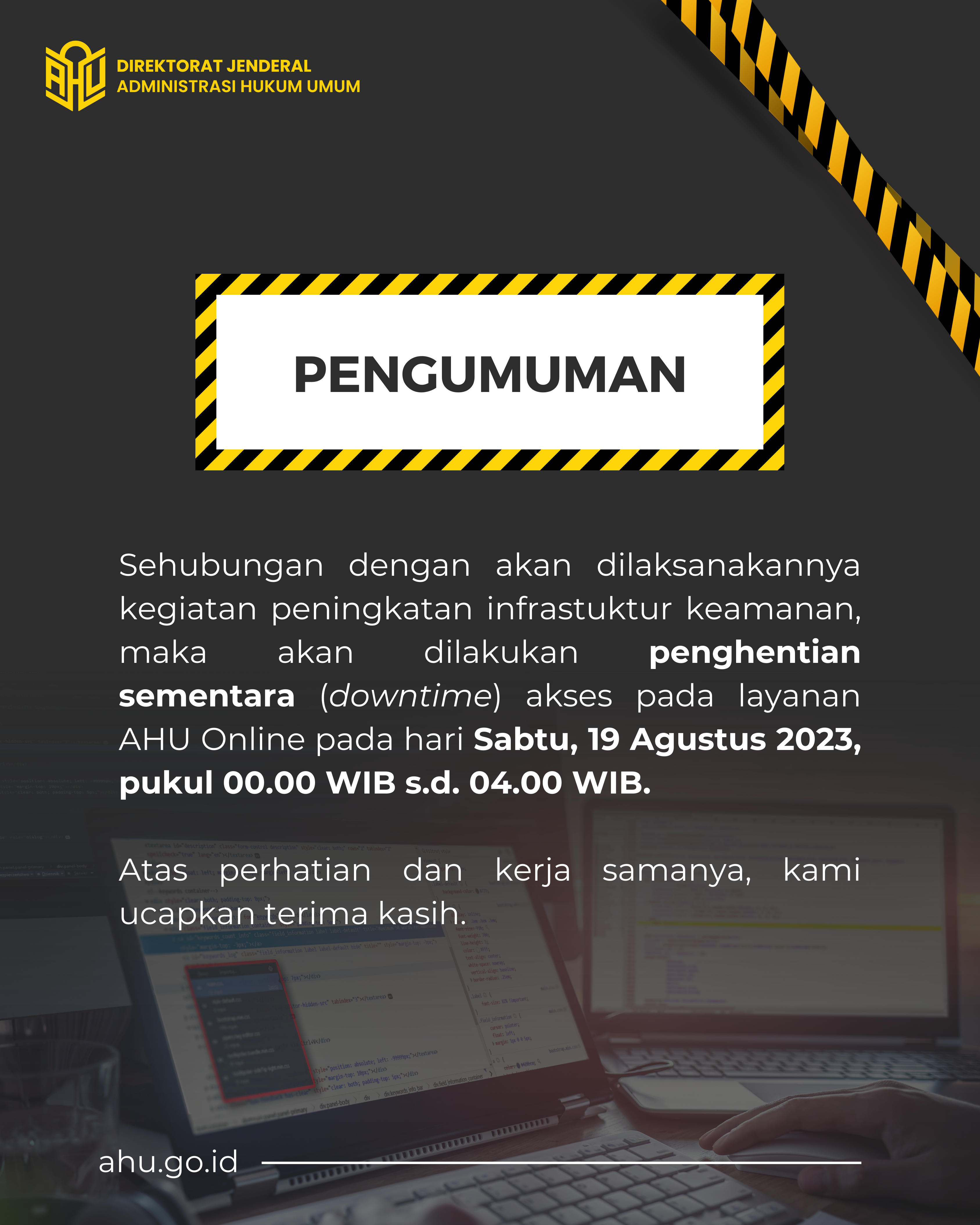 Downtime AHU Online